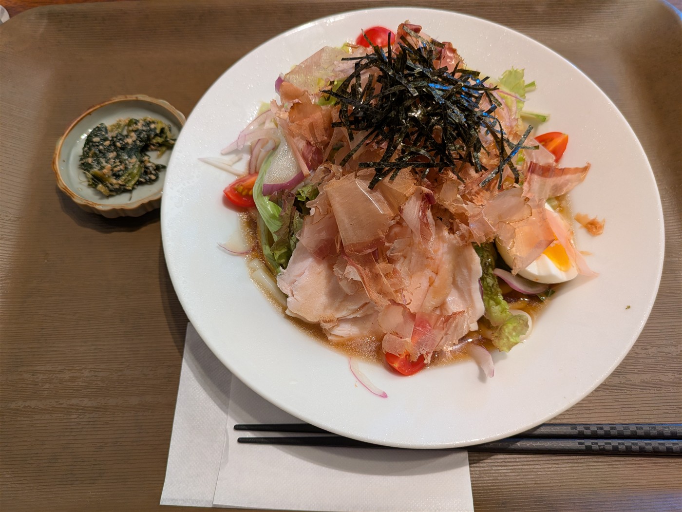 サラダうどん